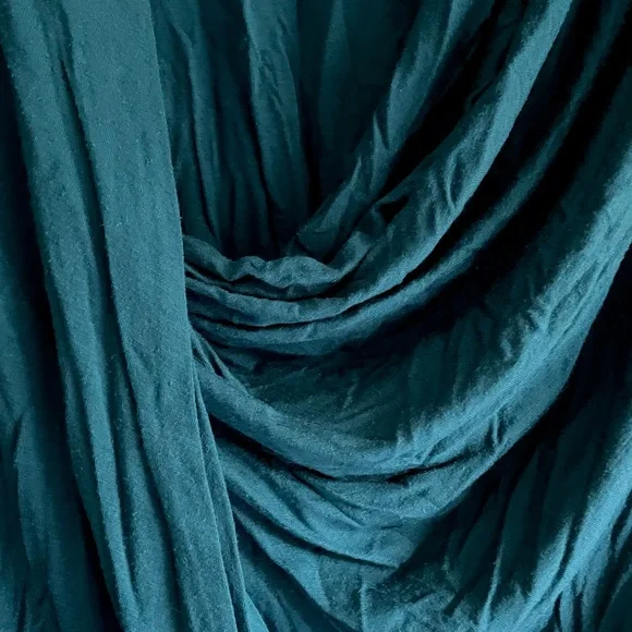 🚨MUST BUNDLE🚨Velvet by Graham and Spencer Teal Crossover Blouse - Picture 3 of 6